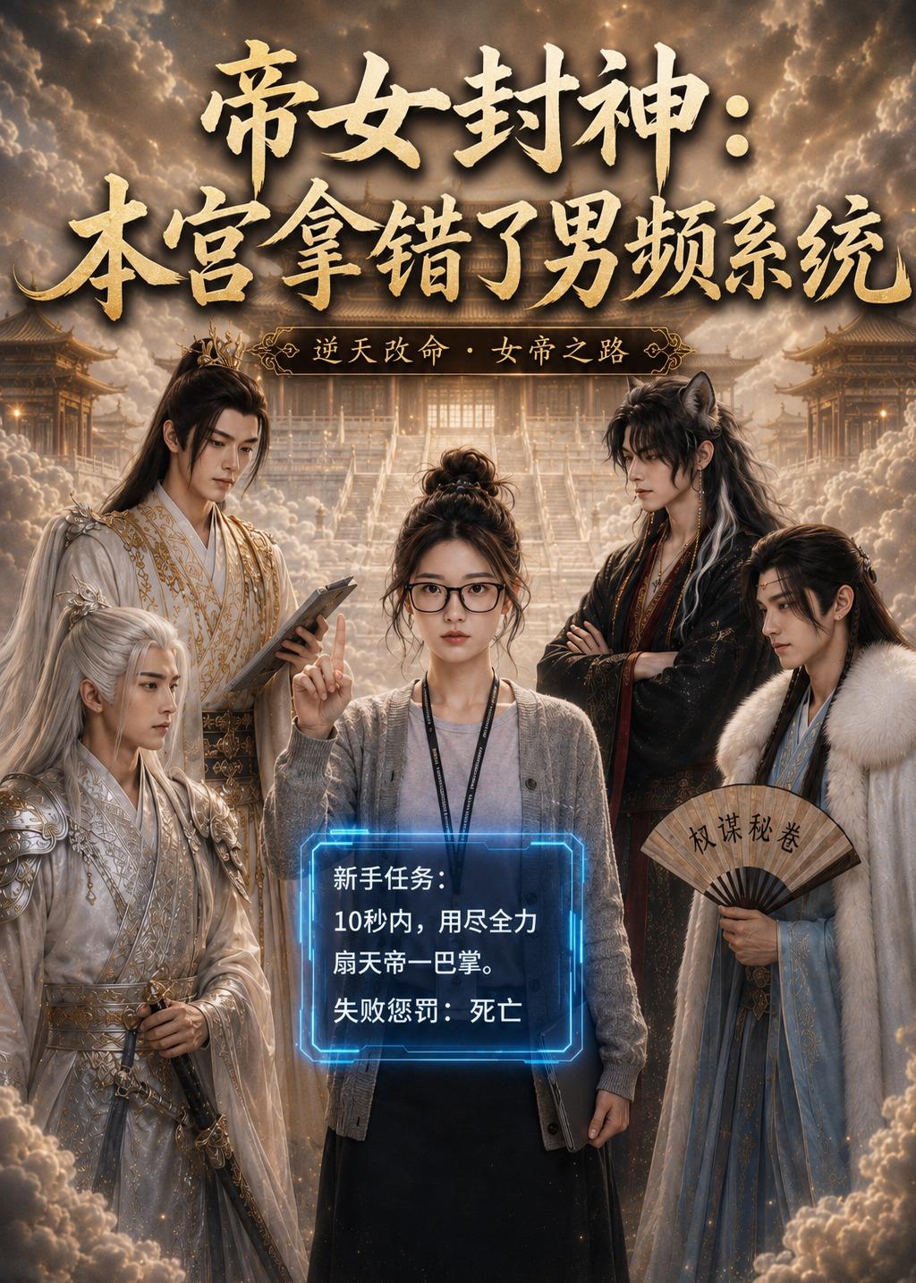 帝女封神：本宫拿错了男频系统封面图