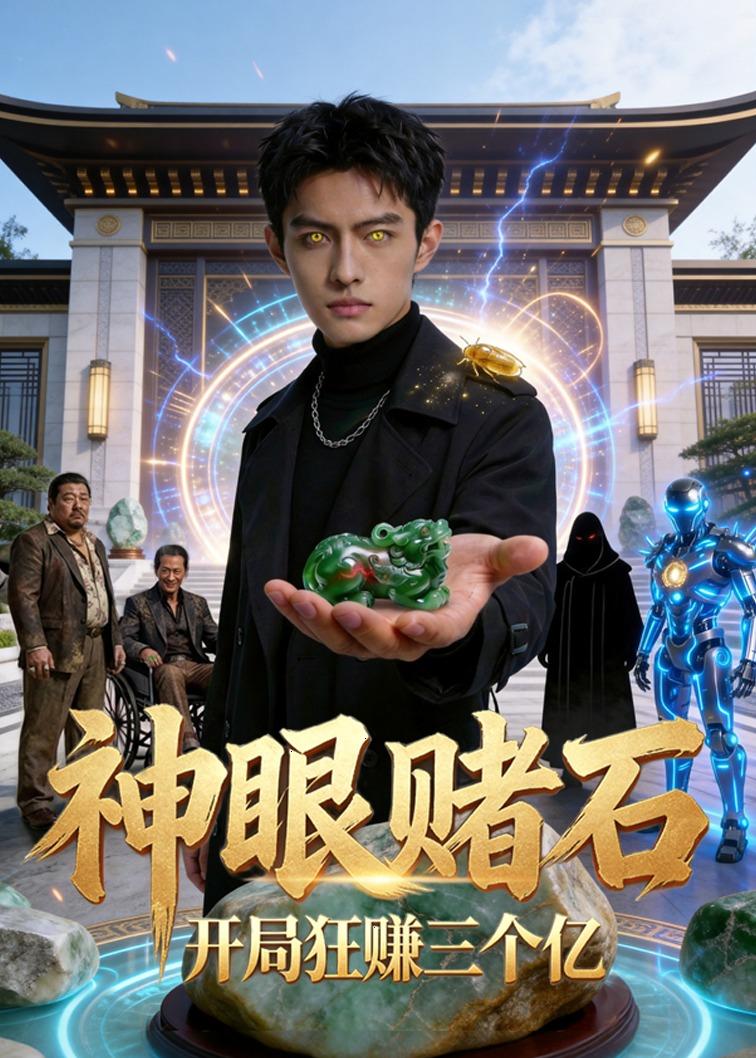 神眼赌石：开局狂赚三个亿  Ai封面图