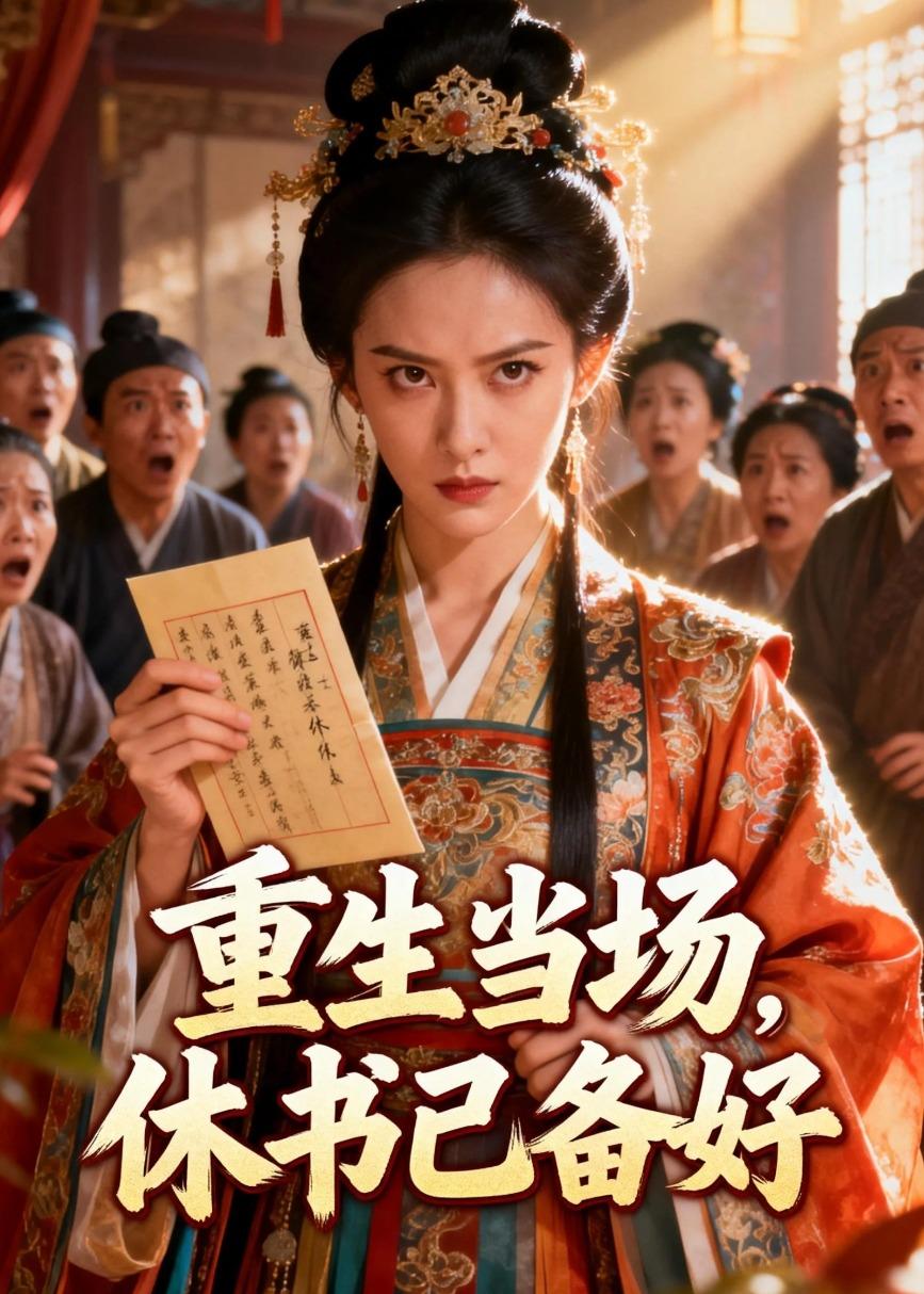 重生当场，休书已备好  Ai封面图