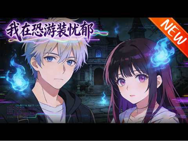 我在恐游装忧郁   Ai漫剧封面图