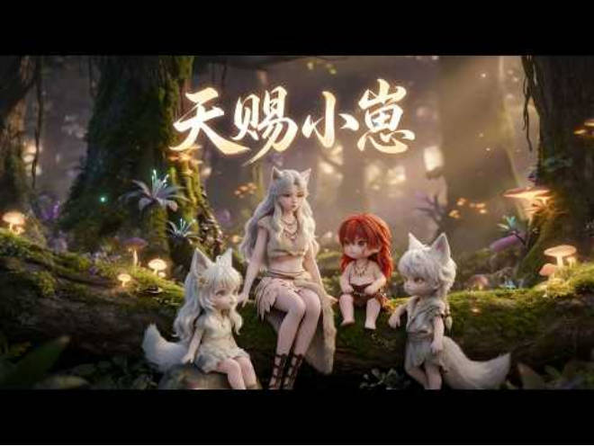 天赐小崽  Ai漫剧封面图