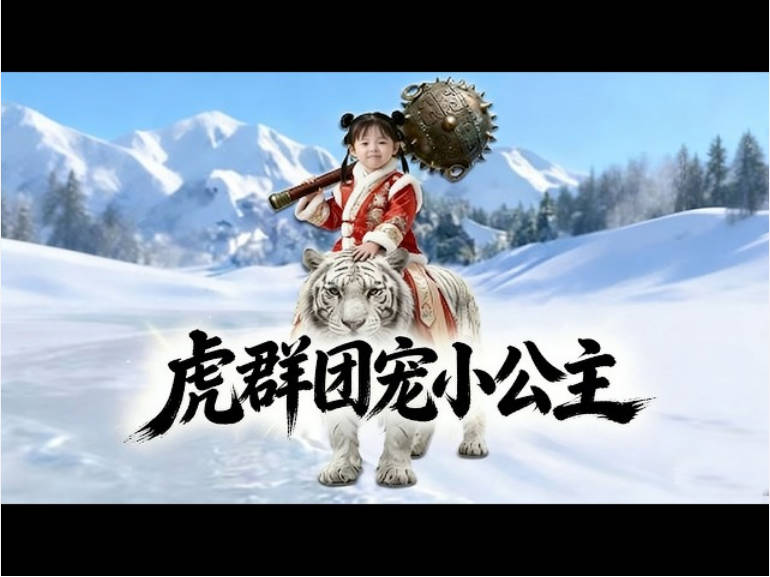 虎群团宠小公主  Ai漫剧封面图