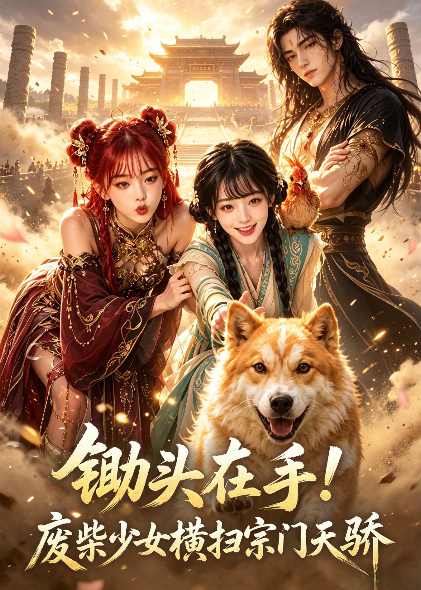 锄头在手！废柴少女横扫宗门天骄封面图