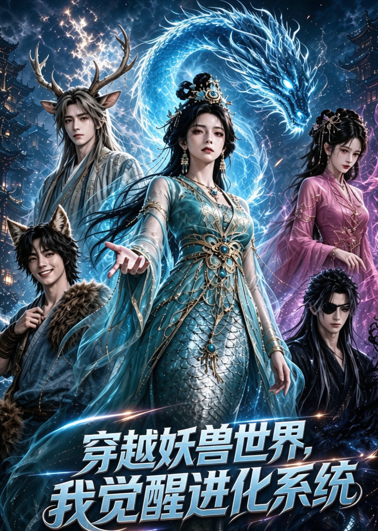 穿越妖兽世界，我觉醒进化系统封面图