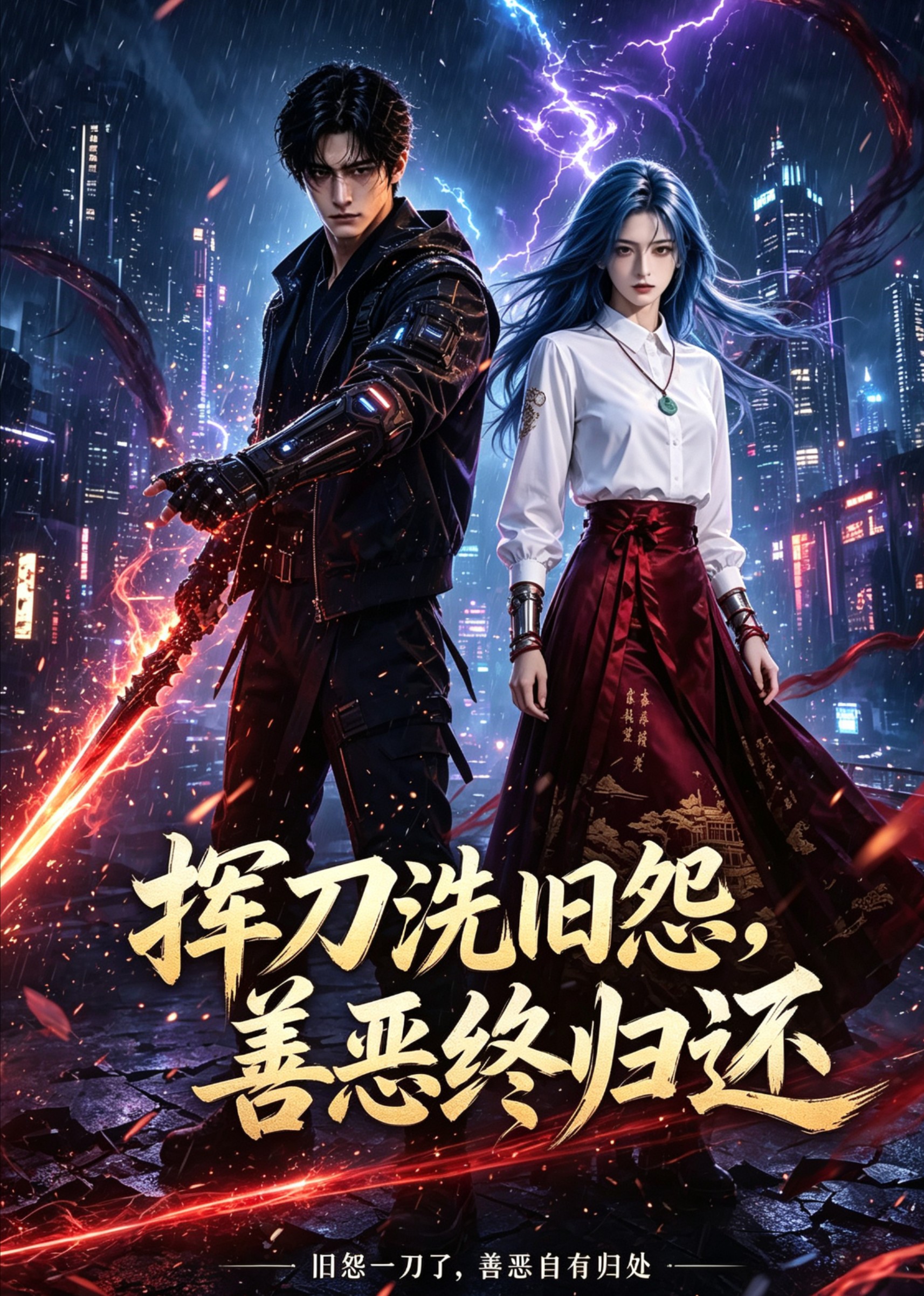 挥刀洗旧怨，善恶终归还封面图