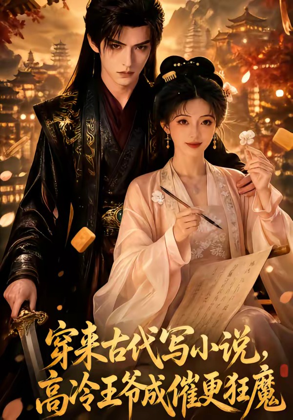 穿来古代写小说，高冷王爷成催更狂魔封面图
