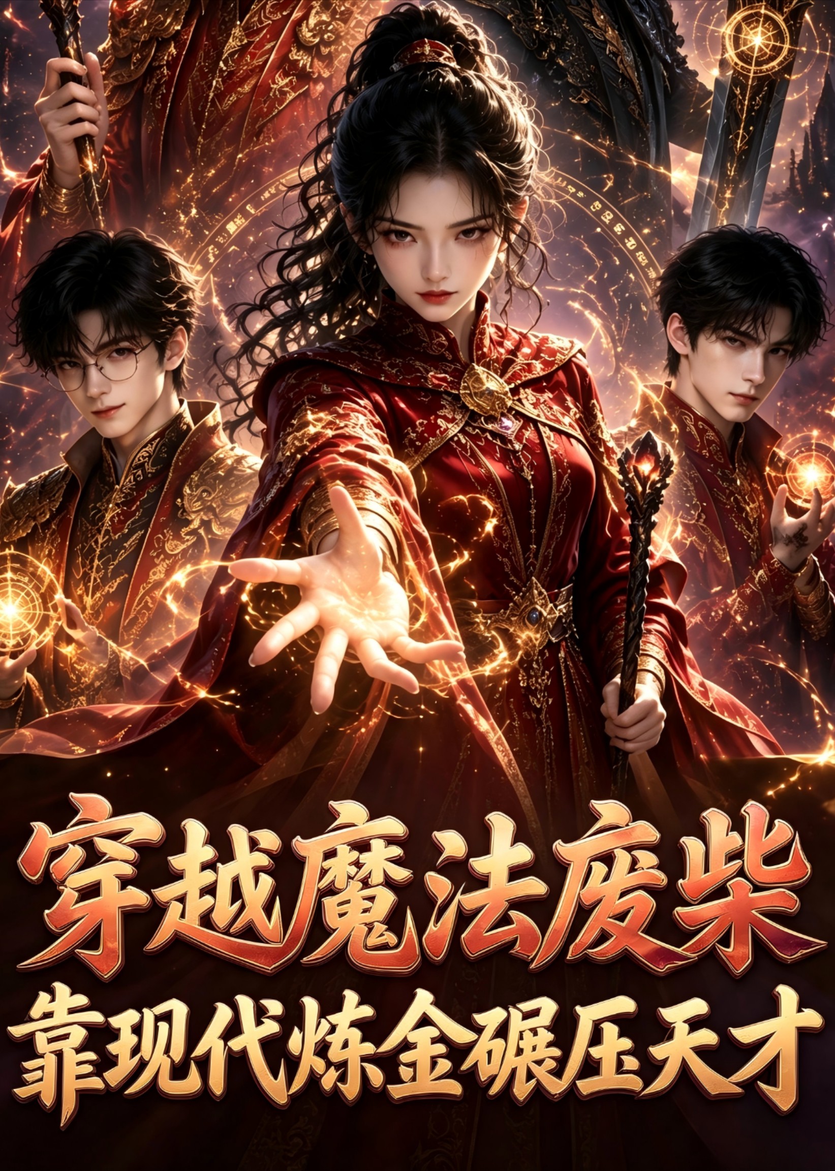 穿越魔法废柴，靠现代炼金碾压天才封面图