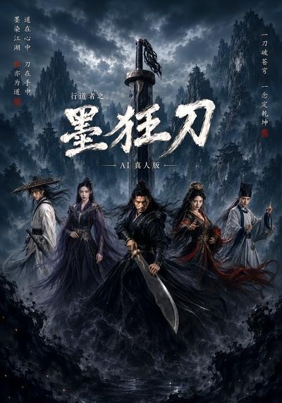 行道者之墨狂刀AI真人版封面图