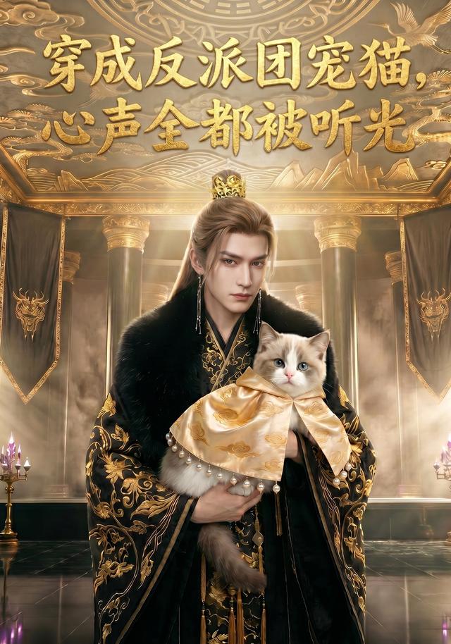 穿成反派团宠猫，心声全都被听光封面图