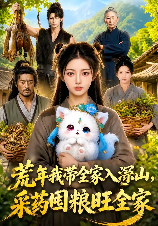 荒年我带全家入深山，采药囤粮旺全家封面图