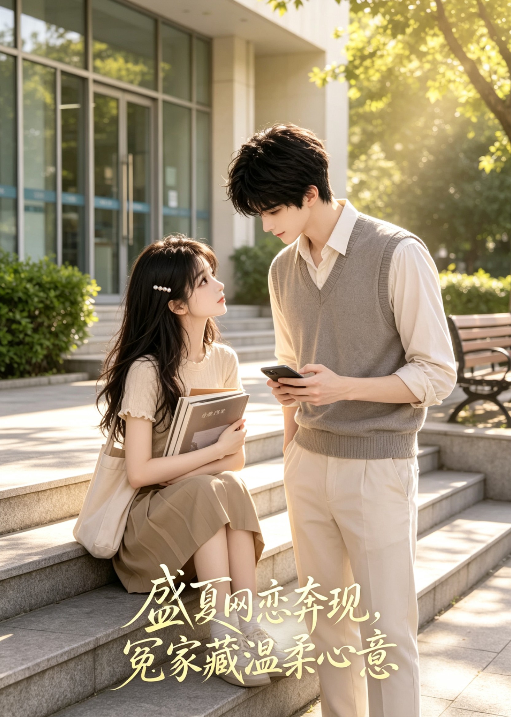 盛夏网恋奔现，冤家藏温柔心意封面图
