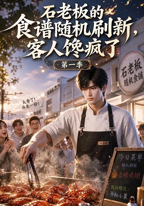石老板的食谱随机刷新,客人馋疯了第一季AI短剧封面图