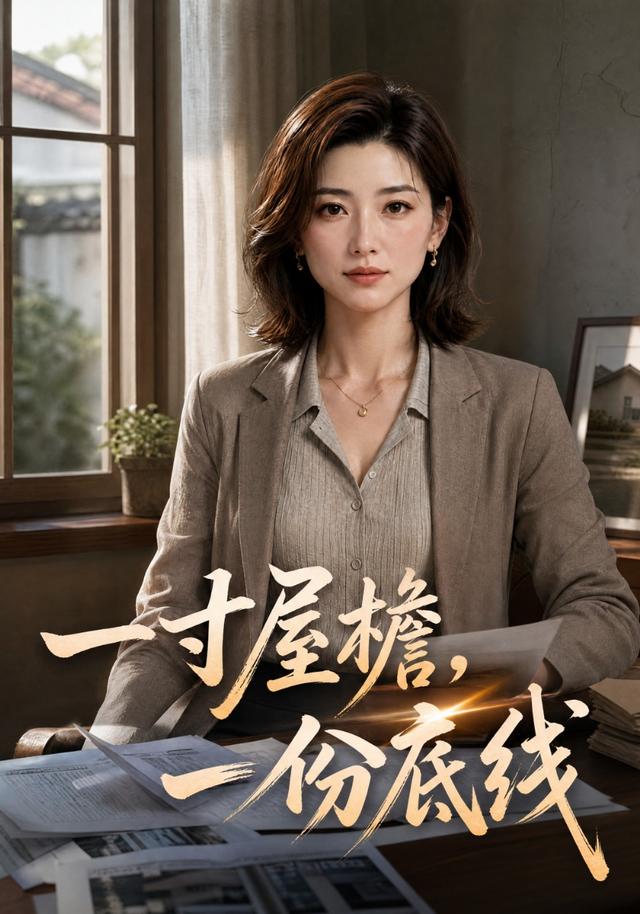 一寸屋檐,一份底线AI短剧封面图