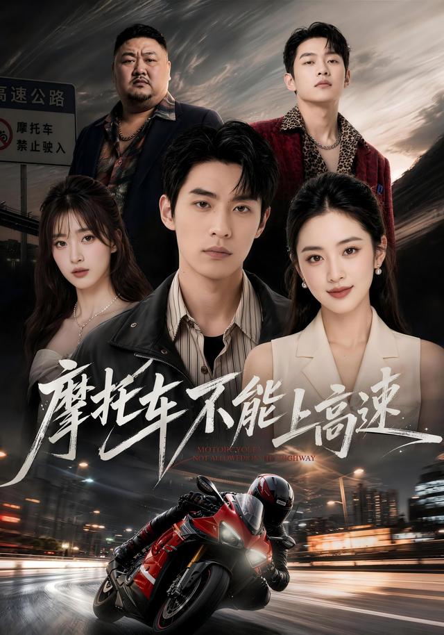 摩托车不能上高速AI短剧封面图