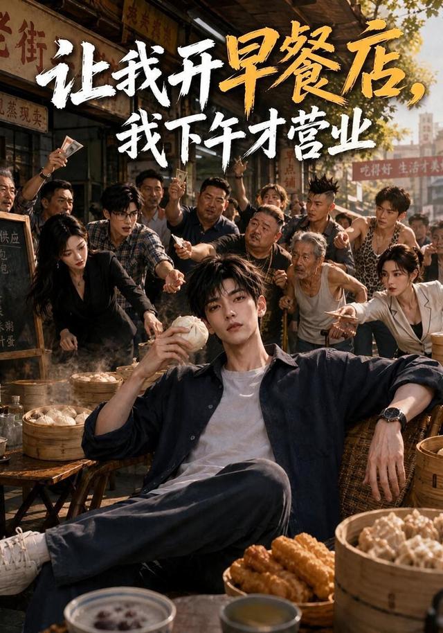 让我开早餐店,我下午才营业AI短剧封面图