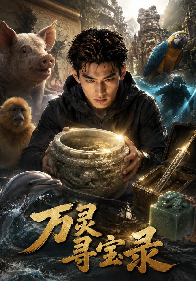 万灵寻宝录AI短剧封面图